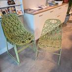 5 Crassevig Nett stoelen, frisgroen, Ophalen, Kunststof, Overige kleuren, Zo goed als nieuw