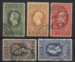 90 t/m 94 gebruikt (Jubileum zegels 1913), Postzegels en Munten, Postzegels | Nederland, T/m 1940, Verzenden, Gestempeld