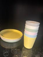 Plastic bekertjes en bordjes *gratis*, Huis en Inrichting, Ophalen, Zo goed als nieuw, Kunststof