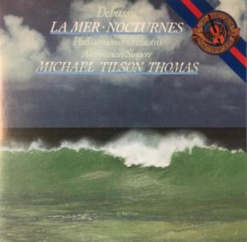 DEBUSSY La mer & nocturnes CD TILSON THOMAS CBS NIEUWSTAAT beschikbaar voor biedingen