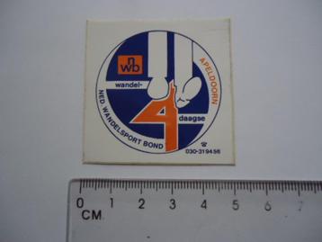 sticker oud Wandelsport NWB Nijmegen vierdaagse apeldoorn beschikbaar voor biedingen