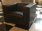 Wittmann leren fauteuil donkerbruin, Huis en Inrichting, Fauteuils, Ophalen, Gebruikt, Modern, 50 tot 75 cm