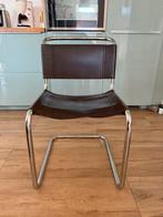 Mart Stam stijl stoel, Huis en Inrichting, Stoelen, Ophalen, Gebruikt, Bruin, Vintage