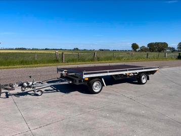 Schamelwagen schamel aanhanger 420x200 led verlichting beschikbaar voor biedingen