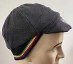 Wielrennen winterpet antraciet met WK striping, Ophalen of Verzenden, Overige typen