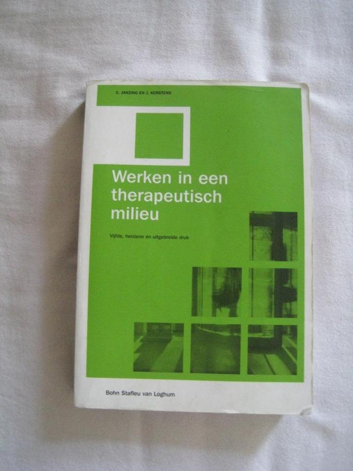 Werken in een therapeutisch milieu, Boeken, Gezondheid, Dieet en Voeding, Gelezen, Gezondheid en Conditie, Ophalen of Verzenden