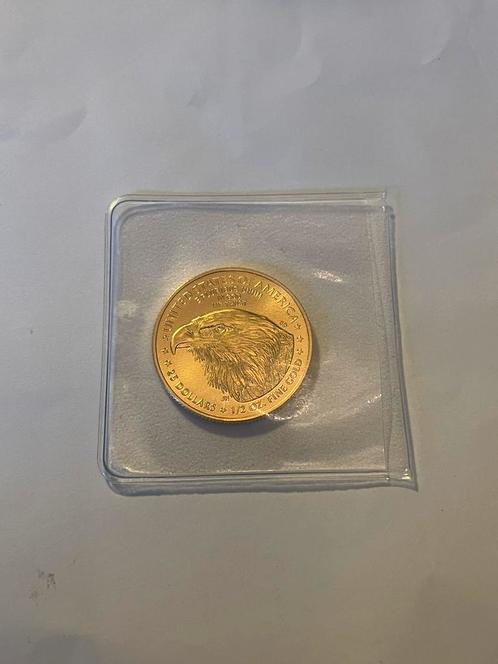 Prachtige gouden Eagle 1/2 oz 2023, Postzegels en Munten, Edelmetalen en Baren, Goud, Ophalen of Verzenden