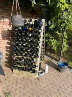 Pupitre voor 120 flessen, Huis en Inrichting, Woonaccessoires | Wijnrekken, Verzenden, Zo goed als nieuw, Hout, 75 cm of meer