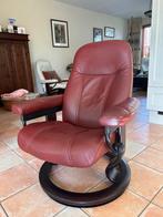 Stressless Consul leren relax fauteuil, Huis en Inrichting, Ophalen, Relax, Zo goed als nieuw, 50 tot 75 cm