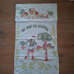 Vintage handdoekenrek WIE ZAAIT ZAL OOGTEN overdoek, Ophalen of Verzenden