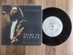 single  Eric Clapton - Tears In Heaven , Cd's en Dvd's, Vinyl Singles, Gebruikt, 7 inch, Single, Ophalen of Verzenden