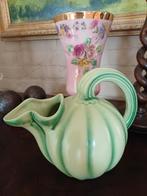 Franse Barbotine Meloen Kan barbotine vaas lente, Ophalen of Verzenden