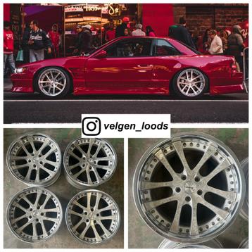 Weds kränze lxz 5x114.3 18inch breedset (work ssr volk rays) beschikbaar voor biedingen