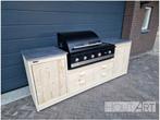 Buitenkeuken Boretti Luxe met lades en deuren steigerhout, Houtskool, Nieuw, Ophalen of Verzenden, Boretti