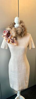 Marccain: Elegant Jurkje, Maat 38/40 (M), Verzenden, Wit, Zo goed als nieuw