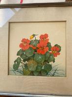 Oost Indische Kerst aquarel, Antiek en Kunst, Kunst | Schilderijen | Klassiek, Ophalen