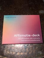Vertellis Affirmatie Deck - Nieuw!, Boeken, Ophalen of Verzenden, Nieuw, Overige onderwerpen, Vertellis