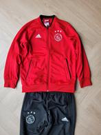 Ajax voetbal kinder trainingspak - rood zwart - maat 140, Maat XS of kleiner, Ophalen of Verzenden, Zo goed als nieuw, Trainingspak