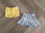 Spijkerrokje en korte broek, Maat 98 / 104, Ophalen of Verzenden, Gebruikt, Meisje, Jurk of Rok