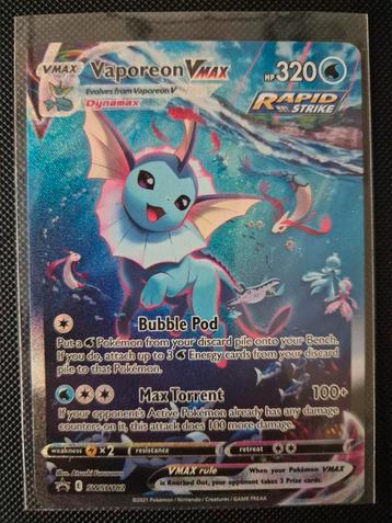 Swsh182 Vaporeon Vmax Promo Pokemon TCG beschikbaar voor biedingen