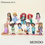 11 prinsessen poppetjes figuurtjes disney rapunzel brave dvd, Ophalen of Verzenden, Assepoester of Belle, Nieuw, Beeldje of Figuurtje