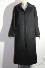 Zwarte loden wollen mantel van Harrods (40) parka model, Maat 38/40 (M), Harrods, Zwart, Ophalen of Verzenden