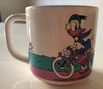 Disney Donald Duck & Mickey Mouse beker 80er vintage, Verzamelen, Disney, Donald Duck, Gebruikt, Ophalen of Verzenden, Servies