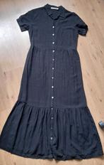 Zwarte lange jurk Nathalie Vleeschouwer met strook maat M, Kleding | Dames, Ophalen of Verzenden, Onder de knie, Zo goed als nieuw
