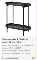 OLIVBLAD Ikea Plantenstandaard, binnen/buiten zwart, 56 cm, Huis en Inrichting, 45 tot 60 cm, Minder dan 55 cm, Metaal of Aluminium