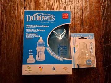 Nieuw dr Brown's flessen met nieuwe spenen. beschikbaar voor biedingen
