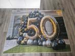 50 jaar! Abraham! Decoratie doeken. Zgan, Hobby en Vrije tijd, Ophalen of Verzenden, Zo goed als nieuw, Versiering, Abraham of Sarah