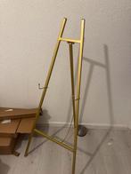 Gouden Schildersezel / welkomsbord Ezel, Minder dan 50 cm, Metaal of Aluminium, Ophalen of Verzenden, Zo goed als nieuw