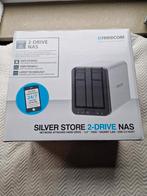 Freecome Silverstore 2-drive NAS 2tb harddisk, Computers en Software, NAS, Ophalen of Verzenden, Zo goed als nieuw