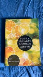 Statistical Methods for Business and Economics - Nieuwenhuis, Boeken, Gert Nieuwenhuis, Ophalen of Verzenden, Zo goed als nieuw