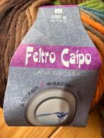 6 Bollen Lana Grossa Felto Caipo Wol - Nieuw, Ophalen of Verzenden, Nieuw, Breien of Haken, Wol of Garen
