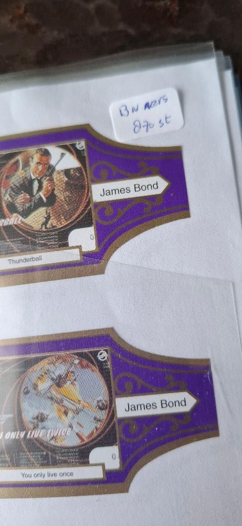 Sigarenbandjes Bekende Nederlanders, Ophalen