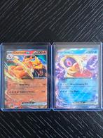 Pokemon Charizard Ex Mew 006+ Jynx Ex MEW 124 Miscut, Ophalen of Verzenden, Nieuw, Meerdere kaarten, Foil