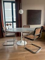 Thonet stijl Cesca Breuer buisframe stoelen zwart, Ophalen, Gebruikt, Zwart, Vier