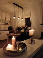 Mooie metalen hanglamp industrieel zwart, Ophalen, Zo goed als nieuw, Metaal, Modern, stijlvol, industrieel