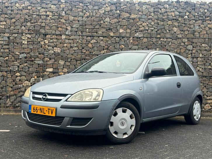 Opel Corsa 1.0 3D 2003 Grijs, Auto's, Opel, Bedrijf, Corsa, Centrale vergrendeling, Benzine, A, Hatchback, Handgeschakeld, Origineel Nederlands