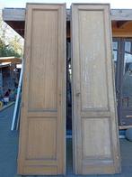 Zeer hoge oude dubbele volhouten deuren uit herenhuis, Ophalen, Gebruikt, Minder dan 80 cm, 215 cm of meer