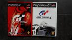 PS2 Set - Gran Turismo 3 en 4 - Playstation 2 Racing, Vanaf 3 jaar, Ophalen of Verzenden, 3 spelers of meer, Zo goed als nieuw