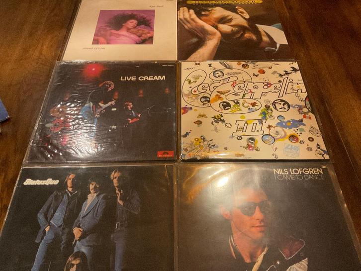 Vinylcollectie rock beatles stones led zeppelin 30+, Cd's en Dvd's, Vinyl | Rock, Gebruikt, Poprock, Overige formaten, Ophalen of Verzenden