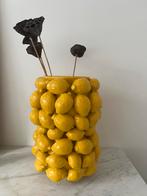 Des Pots Citroen Vaas - Uniek Design!, Ophalen, Geel, Aardewerk of Porselein, Zo goed als nieuw