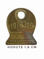 Hondenpenning 1938, ‘-Gravenhage, Ophalen of Verzenden, Gebruikt