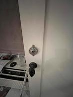 Witte Binnendeur met Beslag, Doe-het-zelf en Verbouw, Deuren en Horren, Ophalen, Gebruikt, 80 tot 100 cm, Binnendeur