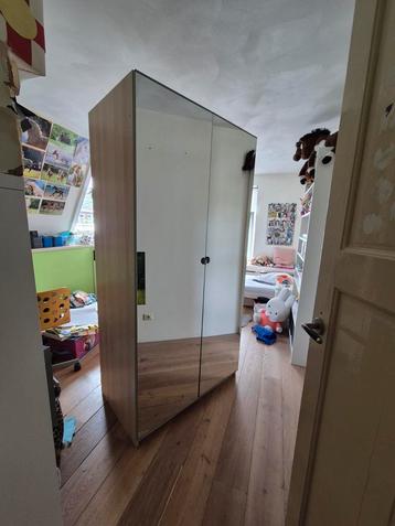 IKEA kledingkast met spiegeldeuren 200x100x60cm beschikbaar voor biedingen