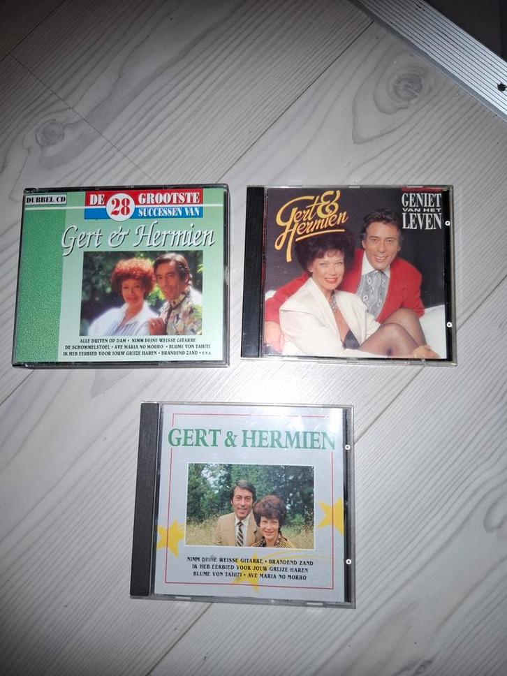 Gert & Hermien - 3 CD's, Cd's en Dvd's, Cd's | Nederlandstalig, Gebruikt, Levenslied of Smartlap, Ophalen of Verzenden