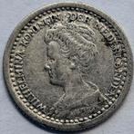 1919 Wilhelmina 10 Cent zilveren, Postzegels en Munten, Munten | Nederland, Zilver, Ophalen of Verzenden, 10 cent, Koningin Wilhelmina