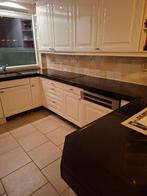 Gratis Oude Keuken met Natuurstenen Blad, Ophalen, Gebruikt, Wit, Hoekkeuken